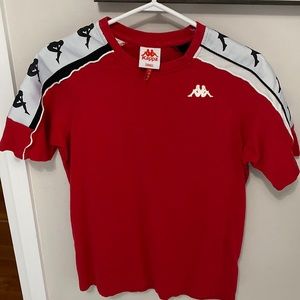 Kappa mens red small tee shirt